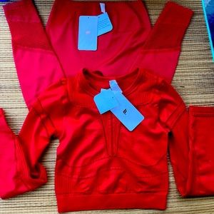 NWT! Fabulous Fabletics Workout leggings and crop top set.